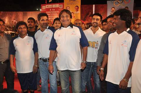 Mahesh Manjrekar, Suniel Shetty, Ashish Chowdhry and Johny Lever grace National Kabaddi championship