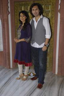 Juhi Chawla and Rahul Sharma during his meet with the Thalassaemia Patients at Malabar Hill in Mumba