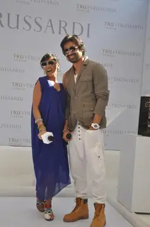 Rannvijay Singh and Shweta Salve at Trussardi watch launch at Olive