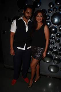 Ravee Gupta with husband Manoj Biddvai at FHM anniversary celebrations in Mumbai