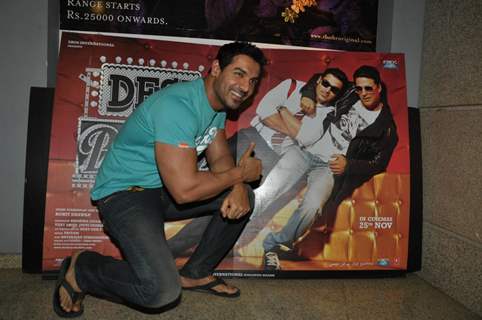 John Abraham at screening of film 'Desi Boyz'