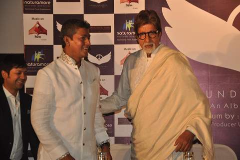 Amitabh Bachchan launches Aadesh Shrivastav's album based on 26/11 at Cinemax