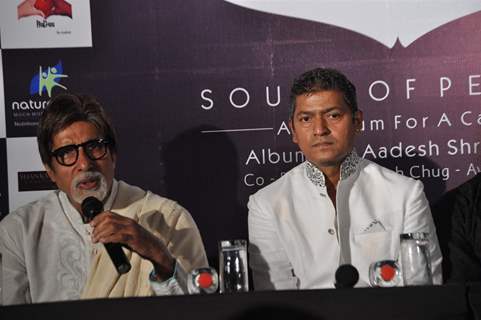 Amitabh Bachchan launches Aadesh Shrivastav's album based on 26/11 at Cinemax