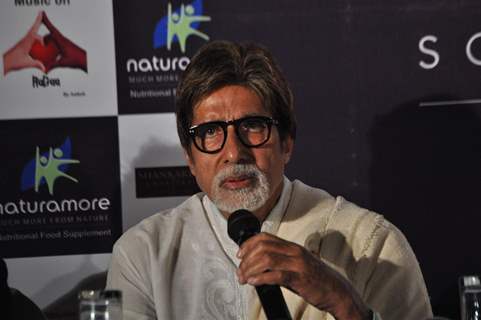 Amitabh Bachchan launches Aadesh Shrivastav's album based on 26/11 at Cinemax