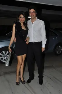 Queenie Dhody at Arjun Rampal's birthday bash in Bandra