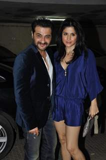 Sanjay Kapoor at Arjun Rampal's birthday bash in Bandra