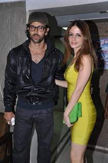 Hrithik and Sussanne K Roshan at Arjun Rampal's birthday bash in Bandra