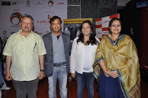 Pankaj Kapoor and Supriya Pathak grace the premiere of film 'Land Gold Women' at Cinemax