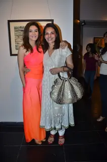 Raageshwari during Jaideep Mehrotra's art event at Tao Art Gallery, Worli