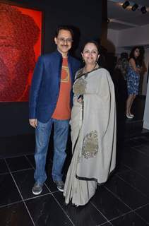 Celebrities attending Jaideep Mehrotra's art event at Tao Art Gallery, Worli. .