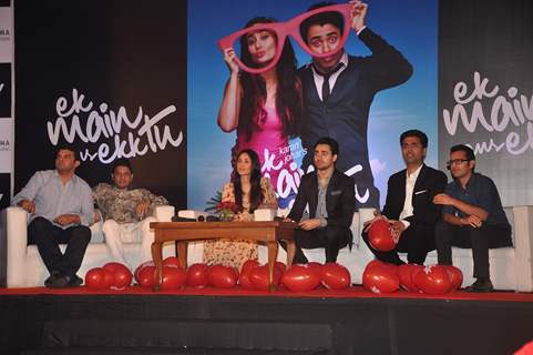 Kareena, Imran Khan and Karan Johar unveiled the first look of film &quot;Ek Main Aur Ekk Tu&quot; at Taj Land