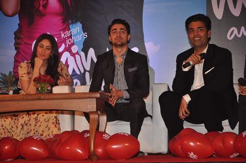 Kareena, Imran Khan and Karan Johar unveiled the first look of film &quot;Ek Main Aur Ekk Tu&quot; at Taj Land