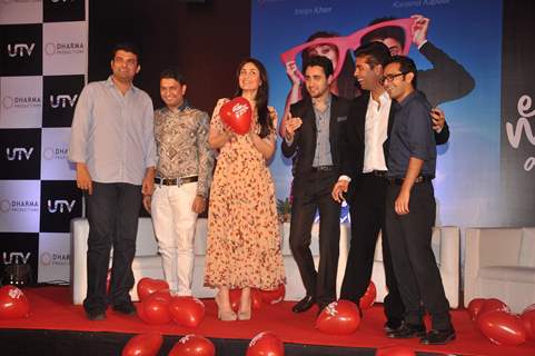 Kareena, Imran Khan and Karan Johar unveiled the first look of film &quot;Ek Main Aur Ekk Tu&quot; at Taj Land