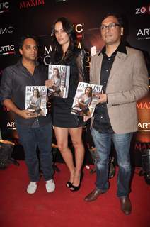 Angela Jonsson at 'Maxim' magazine cover launch at Parel