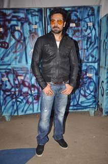 Emraan Hashmi on the set of &quot;Bigg Boss Season 5&quot; to promote his film The Dirty Picture