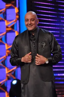Sanjay Dutt on the sets of 'Bigg Boss Season 5' Aapka Farmaan at Lonavala