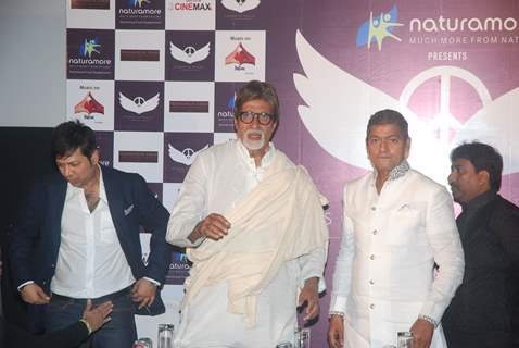 Amitabh Bachchan launches Aadesh Shrivastav's album based on 26/11 &quot;Sounds of Peace&quot; at Cinemax