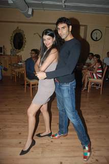 Sayali Bhagat with Sandip Hooda of her upcoming film &quot;Ghost&quot; at Wild Wild West, Fun Republic
