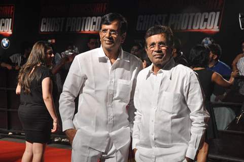 Producers Mastan and Abbas grace the special screening of Mission Impossible - Ghost Protocol at Ima