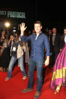 Tom Cruise at special screening of Mission Impossible - Ghost Protocol at Imax
