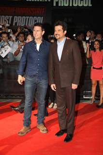 Tom Cruise and Anil Kapoor at special screening of Mission Impossible - Ghost Protocol at Imax