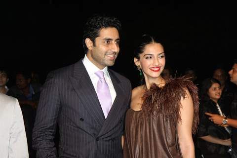 Abhishek Bachchan and Sonam Kapoor grace the special screening of Mission Impossible at IMAX