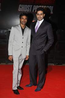 Abhishek Bachchan grace the special screening of Mission Impossible - Ghost Protocol at Imax