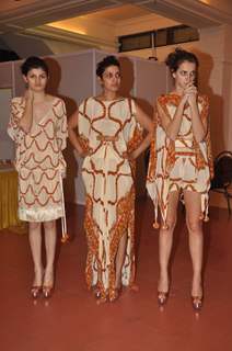 Models giving a glimpse of what to expect at the inaugural India Resort Fashion Week which will kick start Dec 7. .