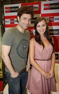 Julia Bliss, Shiney Ahuja at the launch of late night show on 92.7 BIG FM Andheri, Mumbai