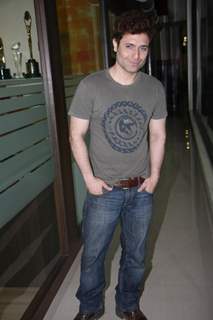 Shiney Ahuja at 92.7 BIG FM Studios in Mumbai to promote their film GHOST