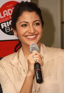 Anushka Sharma at Reliance Digital to promote her film &quot;Ladies vs Ricky Bahl&quot; in New Delhi