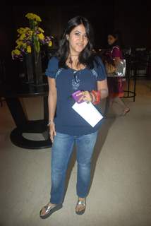 Ekta Kapoor at Press conference of 'Pavitra Rishta' serial new cast introduction at Novotel, Mumbai