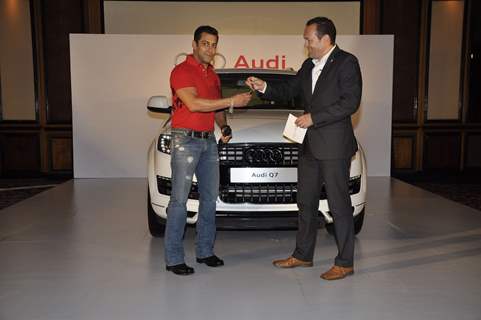 Salman Khan at Audi event in Taj Land's End, Mumbai