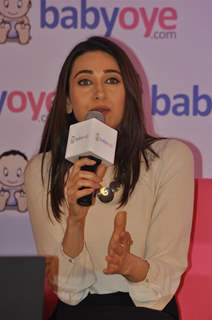 Karisma Kapur launches Babyoye.com website at TajLands End, Mumbai