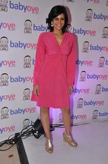 Mandira Bedi at the launch of Babyoye.com website at TajLands End, Mumbai