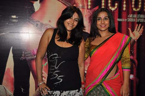 Vidya Balan & Ekta Kapoor hold press meet on film 'The Dirty Picture' success in Novotel, Mumbai