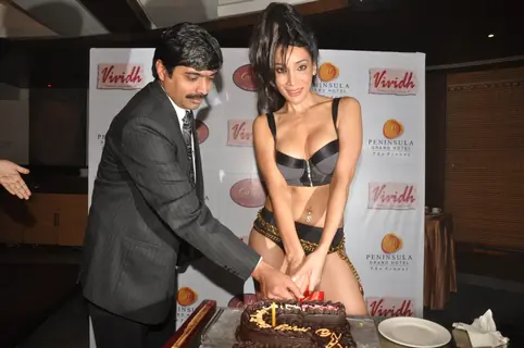 Pakistani origin Sofia Hayat celebrates her birthday with bikini photo shoot at Hotel Peninsula Grand in Mumbai
