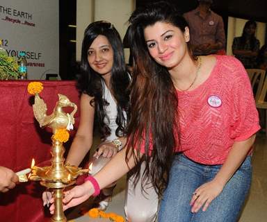 Designer Amy Billimoria supporting Pink Ribbon Campaign with Kainath Arora