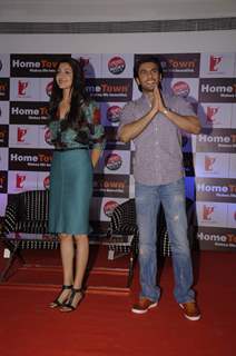 Ranveer and Anushka promote Ladies v/s Ricky Bahl at Home Town store in Vikhroli, Mumbai