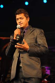 Aadesh Shrivastava at Music Heals Concert held at Andheri Sports Complex in Mumbai