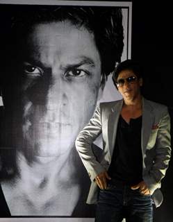 Shah Rukh Khan unviels srkopus.com and his special signing of Copy Number 1 signature at Hotel Trident in BKC, Mumbai