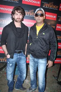 Neil Nitin Mukesh & Prashant Shirsat at 'Spinnathon 2011' at Mumbai