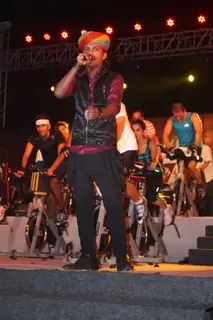 Swaroop perfoming at 'Spinnathon 2011' at Mumbai