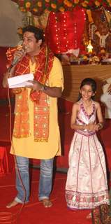 Anup Soni singing at Smita Bansal Mata ki Chowki at her place