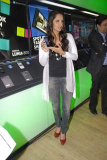 Sania Mirza at Nokia mobile launch, Colaba in Mumbai