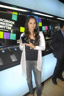 Sania Mirza at Nokia mobile launch, Colaba in Mumbai