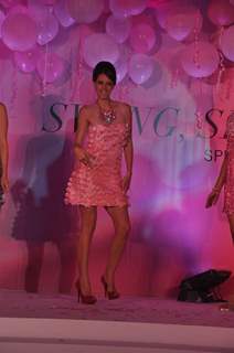 Kalki Koechlin at the launch of Swarovski 'Swing, Sing and Shine' Spring/Summer 2012 collection in Mumbai