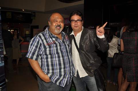 Saurabh Shukla with Vinay Pathak at Premiere of film 'Pappu Can't Dance Saala'