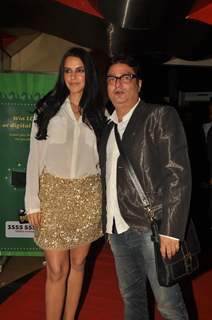 Viany Pathak and Neha Dhupia at Premiere of film 'Pappu Can't Dance Saala'