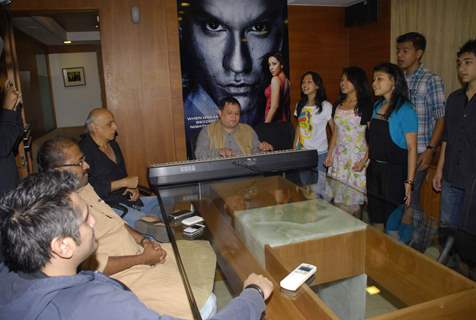 Shillong Chamber Choir meets Mahesh Bhatt at Vishesh Films office, Khar. .